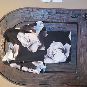 Venus, floral fitted dress, small